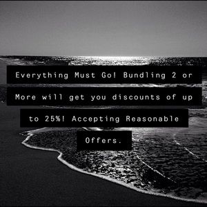 Make me an offer! Everything is negotiable!